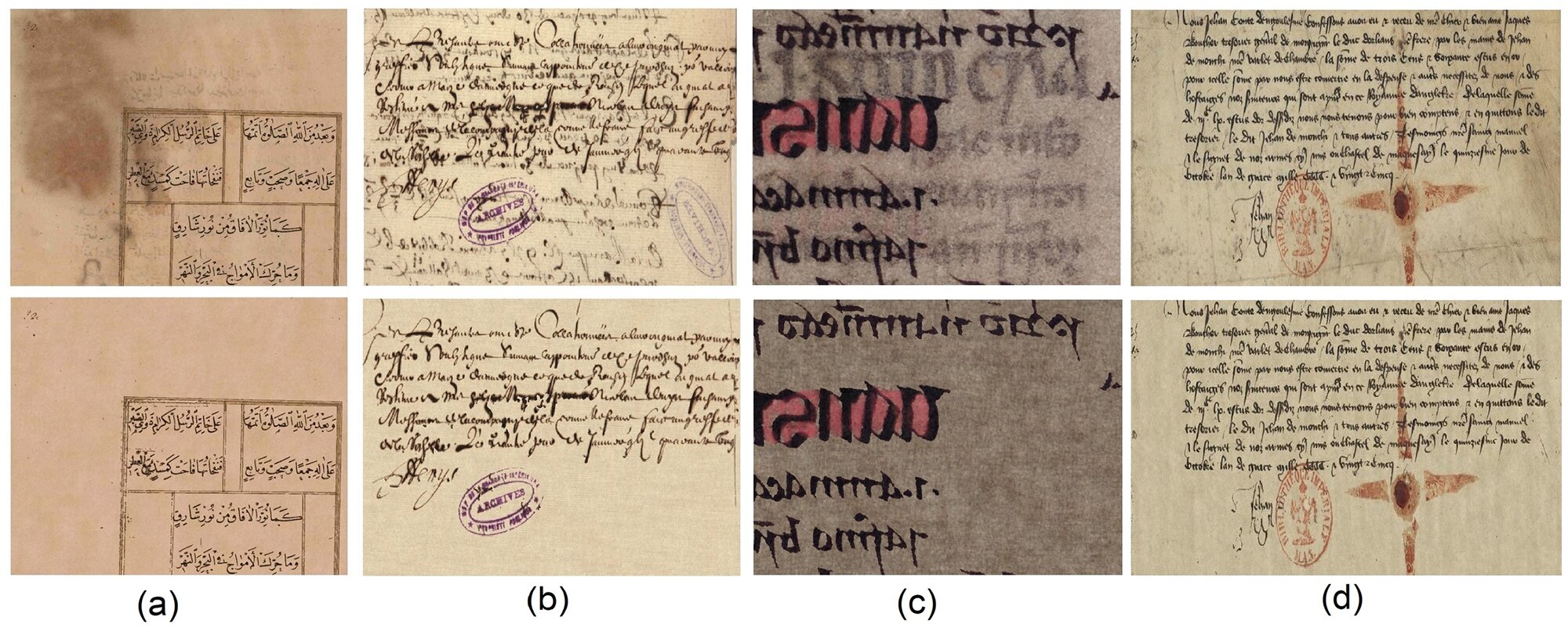 Digital restoration of historical documents