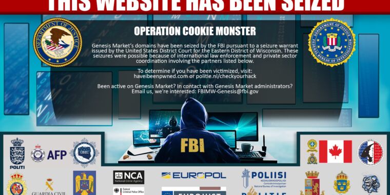 Operation Cookie Monster: Feds seize “notorious hacker marketplace”