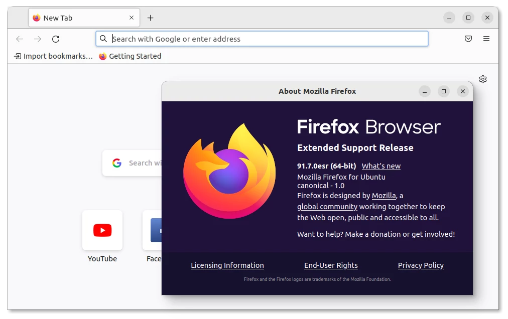 Ubuntu 6074-2: Firefox regressions