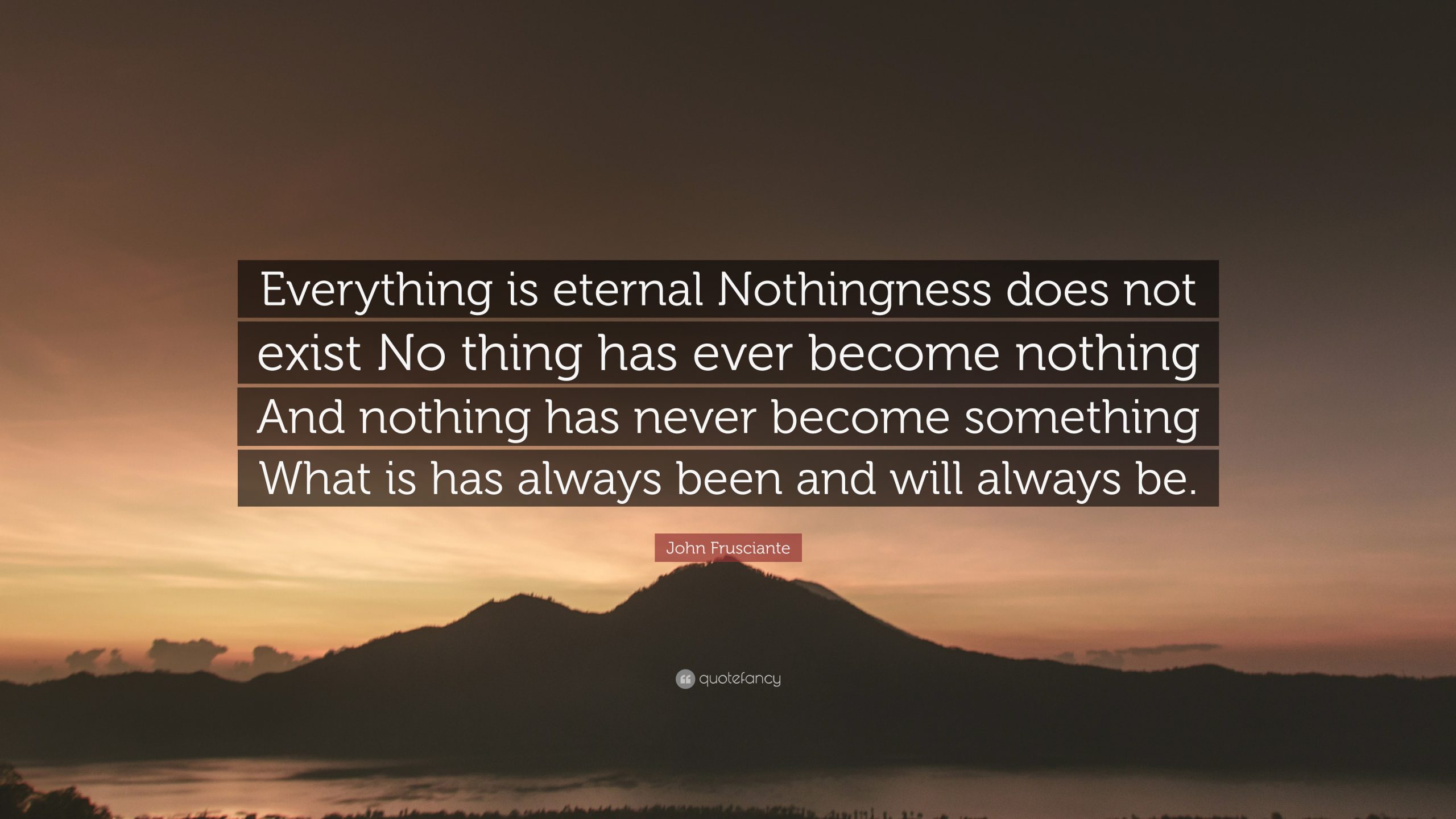 Does Nothingness Exist?