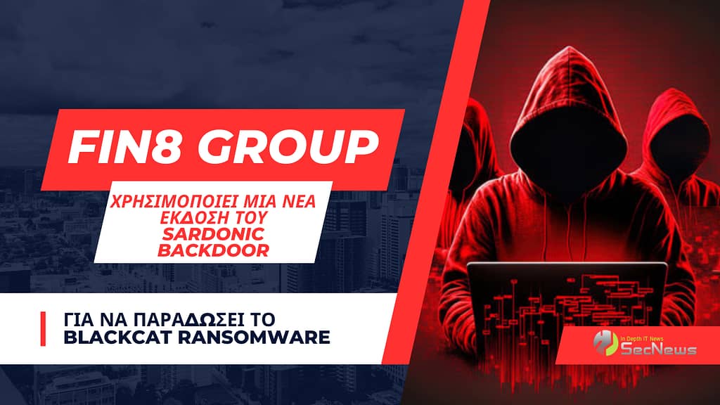 FIN8 Group spotted delivering the BlackCat Ransomware
