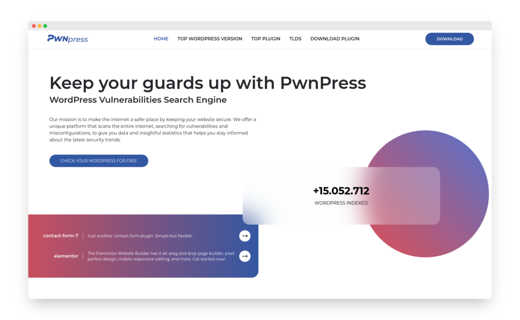 Indexing Over 15 Million WordPress Websites with PWNPress