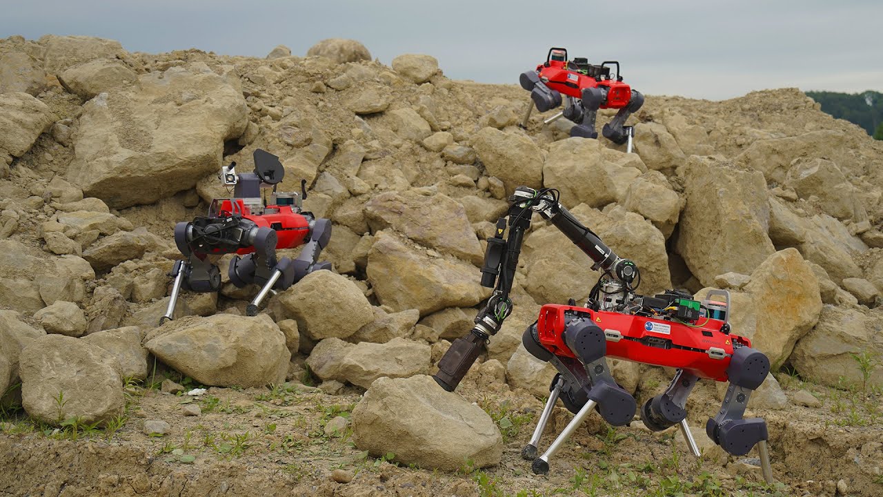 Robot team on lunar exploration tour