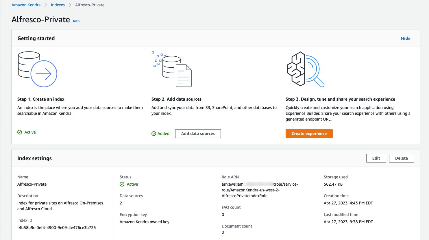 Index your Alfresco content using the new Amazon Kendra Alfresco connector