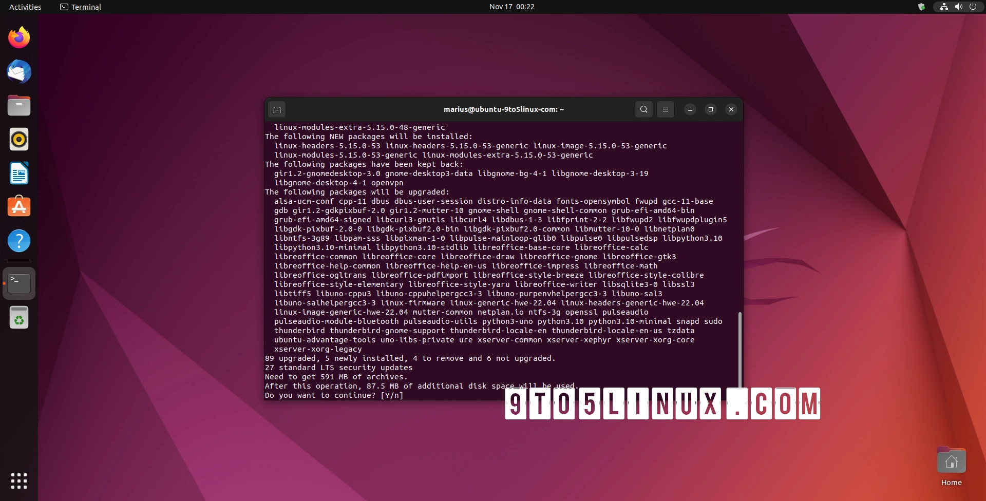 Ubuntu 6324-1: Linux kernel (GKE) vulnerabilities